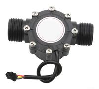 Medidor de flujo G1", sensor de flujo de agua efecto Hall DN25 para aire acondicionado central Sistema HVAC Control de detección de caudal de agua