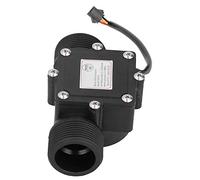 Medidor de flujo industrial YF-DN32, medidor de flujo de agua de tubería, sensor Hall, rango de flujo DC3-24V 1-120L / min, rosca hembra G1.5in, para calentadores de agua, bebederos, máquinas de tarje