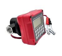 Medidor de flujo, Medidor de flujo de aceite cuantitativo preestablecido electrónico de CA Oval Gear DC12v/24v for gasolina con alta precisión(DC24V)