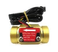 Medidor de Flujo, Sensor De Efecto Hall Medidor De Flujo Contador 1-30L/min G3/4 "rosca Macho Sensor De Flujo De Agua De Latón For Dispensador De Agua