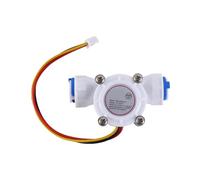 Medidor De Flujo Sensor De Flujo De Agua 2020 3/8 "Ajuste Rápido Plastic Hall Sensor De Flujo De Agua Medidor For Agua Líquida Id10 Mm