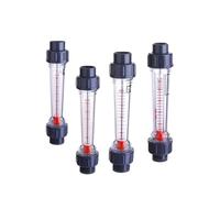 Medidor de flujo serie LZS de 1/2 ", caudalímetro de tubería, rotámetro de agua de plástico LZS-15 6-60LPH 10-100LPH 16-160LPH 60-600LPH 100-1000LPH(16-160L)
