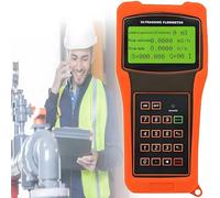 Medidor de flujo ultrasónico de mano para medición de líquidos en tubos de cobre y PVC, alta precisión con batería de larga duración y amplio rango de temperatura