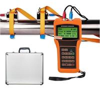 Medidor de flujo ultrasónico digital con control cuantitativo, rango de medición DN15-100 mm, herramienta de medición de flujo industrial para Reino Unido