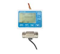 Medidor de flujo, US211M Digital Flow Meter Totalizer With SUS304 Sensor G3/4" USS-HS43TB Hall