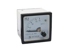 Medidor de frecuencia de Panel analógico tipo puntero 99T1-Hz AC 100/220V/380V indicador Hertz 45-55Hz 45-65Hz 55-65Hz 48x48mm(45-65Hz,380V)