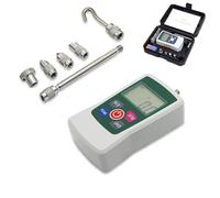 Medidor de fuerza de empuje-tracción digital, medidor de fuerza de empuje-tracción portátil de 500 N con unidades de prueba de tensión y compresión (N, kg, lb, oz) Modos de tiempo real/pico/primer p