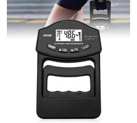 Medidor de fuerza de mano digital, medidor de fuerza de agarre de 396lb/180kg, medidor de fuerza de agarre sensible, medidor electrónico de fuerza de agarre con gran pantalla LED y cable de carga USB