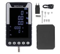 Medidor de fuerza digital 500N 50KG 110lb 3 unidades 3 modos de medici ó n Pantalla a color Probador de fuerza push - pull