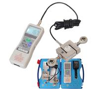 Medidor de fuerza digital de 0 a 50 kN, dinamómetro de alta precisión con pantalla LCD retroiluminada, medidor de tensión portátil para pruebas de tracción y compresión