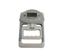 Medidor de fuerza digital, Dinamómetro Digital De 90kg-180kg, Instrumento Medición Fuerza Agarre Manual, Suministros Para Pruebas Aptitud Física,Unidades de medición portátiles(Gray)