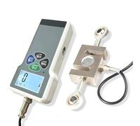 Medidor De Fuerza Digital, Dinamómetro Digital De Presión Y Tracción Tipo S Con Celda De Carga Externa, 500 N/1000 N, 4 Tipos De Unidades (n, Kg, Lb, Oz), Modos De Tiempo Real/pico/primer Pico