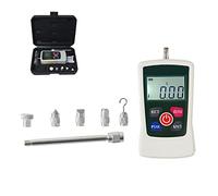 Medidor de fuerza digital Probador de empuje y tracción Dinamómetro Presión LCD Medidor de empuje de alta precisión Instrumentos de medición de 4 unidades de medición N/Kg/Lb/Oz-10N