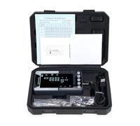 Medidor de fuerza digital Push Pull Dinamómetro portátil 3 unidades LCD - Probador de compresión de tensión con apagado retroiluminado automático para laboratorio (EF-5)