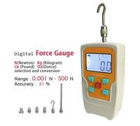 Medidor de fuerza Medidor de tensión Digital 3 en 1, medidor de tensiómetro, probador de radios de cuerda, tensión analógica, carga de empuje, instrumentos de medida física, herramientas(0.001N-2N)