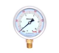 Medidor de Gas a presión de cápsula YE100 10KPA M20 * 1,5, carcasa de acero inoxidable, medidor de Micro presión KPa mmAq(25KPA)