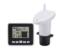 Medidor de Gasoil Deposito, Indicador de nivel Medidor de nivel ultrasónico Tanque de agua Medidor de profundidad de líquido Pantalla de sensor LED con pantalla de temperatura Herramientas de medición