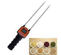 Medidor de grano con pantalla LCD, medidor de humedad digital preciso con sonda de medición, detector de arroz de maíz y trigo