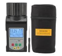 Medidor de grano de mini taza portátil Medidor LCD Digital Probador de humedad de grano para café Rice Beans Wheat Beans Farmers Productores de alimentos ABS 6.5x3.1x2.9in