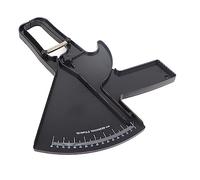 Medidor de grasa corporal de 0-80 mm Medidor de pliegues de la piel Medidor de pérdida de peso Medidor de grasa corporal Calibre de grasa corporal Calibradores(Negro)