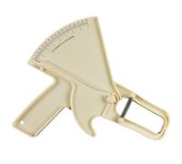 Medidor de grasa de piel, medidor de fitness corporal, calibre de 0 a 88 mm, calibre de grasa corporal, cinta de grasa de doble resorte, medidor manual preciso para personas que hacen dieta