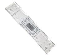 Medidor de grietas transparente con escalas analógicas para monitoreo de | Monitor de grietas analógico para monitorear paredes de yeso y estructuras de construcción en edificios