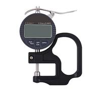 Medidor de grosor digital, micrómetro electrónico, herramienta de medición de grosor de aleación de aluminio, 0-1 pulgada, 0-25,4 mm, 0,0005 pulgadas, calibre de 0,01 mm