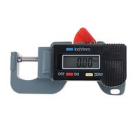 Medidor de grosor digital, micrómetro electrónico preciso, pantalla LCD, 0-12,7 mm, medidor de cuero para herramienta de medición de grosor de metal industrial