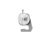 Medidor de grosor digital recargable de 0,01 mm de precisión, calibrador de papel portátil con pantalla LCD grande, sonda puntiaguda de aleación endurecida para pruebas industriales (0-10 mm) (10 mm)