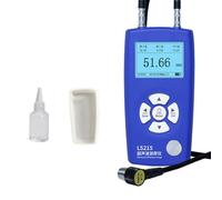 Medidor de grosor ultrasónico de mano sin baterías, pantalla LCD, rango de 1 a 320 mm, herramienta de medición para lecturas precisas, medidores de grosor visibles nocturnos