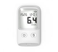 Medidor de hemoglobina y kit de prueba de glucosa en sangre con 50 tiras y lancetas: control preciso de glucosa y HbA1c en casa