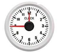 Medidor de Horas 0 a 12, 2" y 52 mm, con retroiluminación roja, for Todo Tipo Autos, Barcos, Yates Motores(WS)