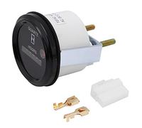 Medidor de Horas de Cuarzo, 12-36V DC AC 6 Dígitos Exacto Redondo para Barco, Varios Tipos de Automóviles, Motor de Camión