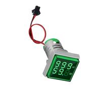 Medidor de horas LED de doble pantalla pequeña, herramienta de sincronización precisa, retardante de llama para comunicación eléctrica y construcción naval, temporizador de impresión textil