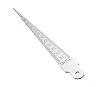 Medidor de hueco de precisión de 1 a 15 mm para medición de agujeros, tareas de soldadura de huecos de puerta, escala de apertura de acero inoxidable