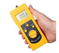 Medidor de humedad de alta frecuencia con medición digital de humedad y contenido de agua, portátil con fácil operación, con retención de datos y funciones de alarma de batería baja