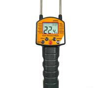 Medidor de humedad de datos portátil para grano de batería ±1 pantalla LCD con almacenamiento de transmisión de voz, mango antideslizante, precisión de maíz, arroz no incluido