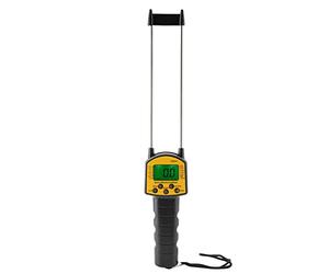 Medidor de humedad de grano Medidor de humedad Sonda multifuncional de uso de fibra Probador de herramientas LCD digital para granos de arroz para man¨ª Soja para ma¨ªz trigo