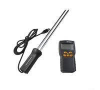 Medidor de humedad de grano portátil con retroiluminación de pantalla LCD y medición de valor máximo para pruebas de humedad y temperatura de granos de maíz de arroz con cáscara