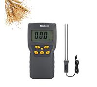 Medidor de humedad de grano portátil, medidor de maíz, medidor de humedad de grano, rango de medición de humedad del 2% al 30%, con sonda, para granos de fibra de soja de arroz etc