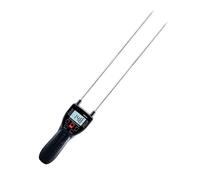 Medidor de Humedad de Heno, Medidor de Humedad de Grano LCD Digital con Voz, Probador de Humedad de Sonda de 600 Mm, Analizador Portátil de Contenido de Agua para Cereales, Paja,
