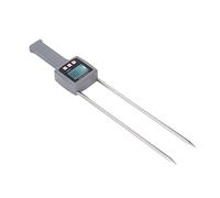 Medidor de Humedad de Heno, TK100H Medidor de Humedad de Heno Pantalla Digital Medidor de Humedad de Fibra Probador 0-80% Probador de Humedad de Sonda para Forraje, Medidores de