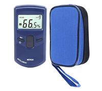 Medidor de humedad de la madera Medidor de humedad de la pared de alta precisión LCD Niveles de densidad ajustable Detector de humedad Probador de humedad para profesionales de la