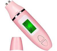 Medidor de humedad de la piel, probador de humedad facial con doble sonda de hidratación y detección de aceite, pantalla LCD, estilo batería, diseño compacto y portátil para el hogar y los viajes