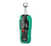 Medidor de humedad de madera con sensor esférico, rango del 0,1% al 99,9%, detector de humedad para madera, paredes, techos, papel y cartón, pruebas no destructivas de hasta 40 mm de profundidad