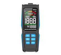 Medidor de humedad de madera digital Higrómetro inductivo no destructivo Pantalla dual analógica Detector de humedad y temperatura ambiente for madera Preciso