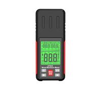 Medidor de humedad de madera HT633, digital, tipo pin, con pantalla LCD retroiluminada, for medir temperatura y humedad ambiente.