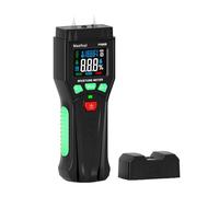 Medidor De Humedad De Madera Portátil Con Pantalla A Color Y Tipo Clavija For Materiales De Construcción De Madera Y Temperatura Ambiente.