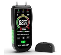 Medidor de humedad de madera, probador de humedad de leña, detector de humedad profesional para paneles de yeso, medidor de contenido de humedad, techo, material de construcción de madera dura