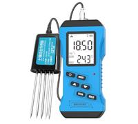 Medidor de humedad del suelo 7 en 1, probador de luz de agua para plantas, medidor de pH del suelo para jardín, granja, césped, uso interior y exterior, no necesita pilas